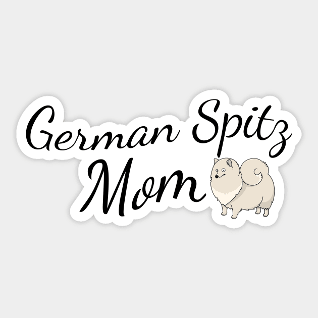 German Spitz Mom Sticker by tribbledesign